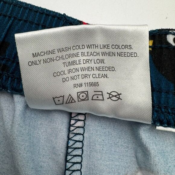 HELLO KITTY AND FRIENDS Mens XL Navy Pajama Lounge Sleep Pants Button Fly Sanrio - Picture 5 of 8